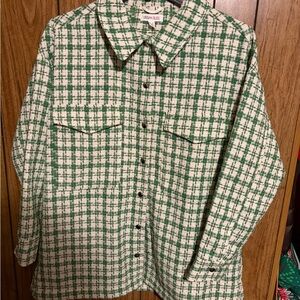 Green Plaid Women's Blazer